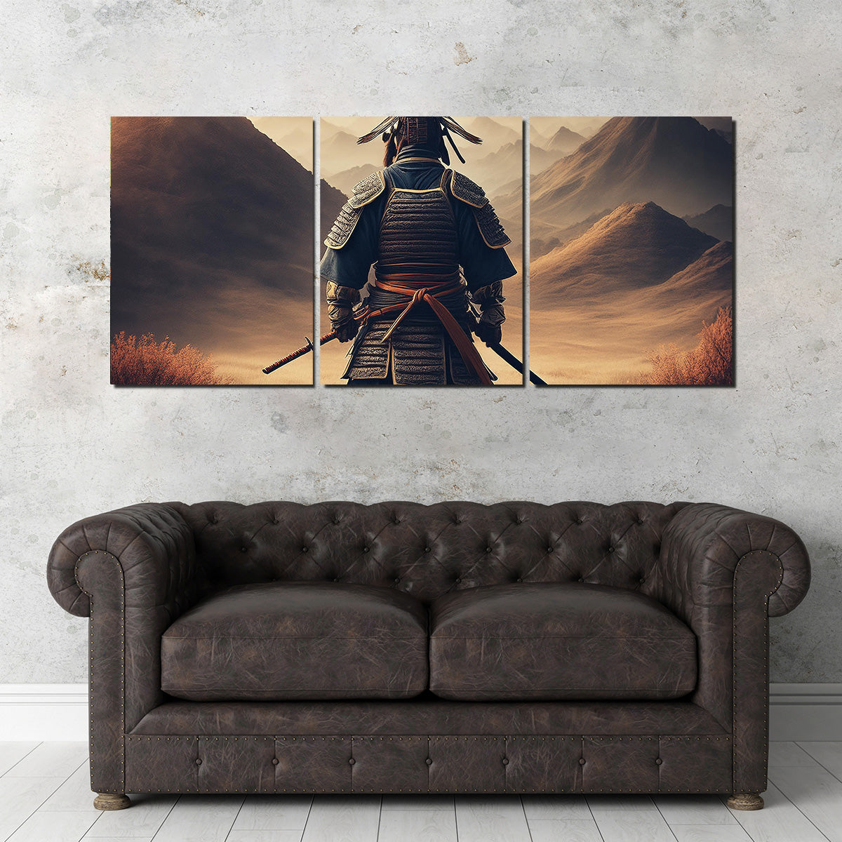 Lone Samurai Warrior Wall Art