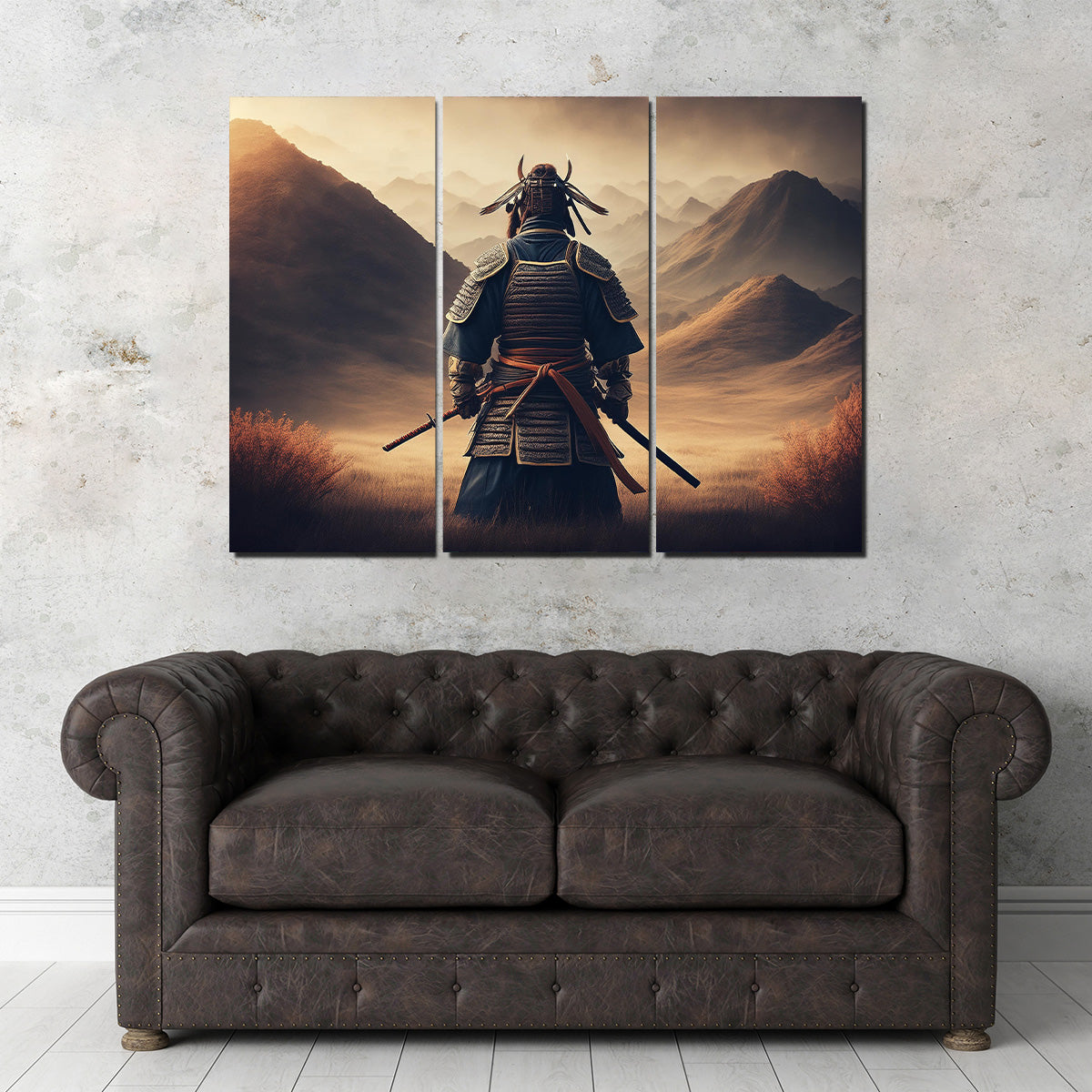Lone Samurai Warrior Wall Art