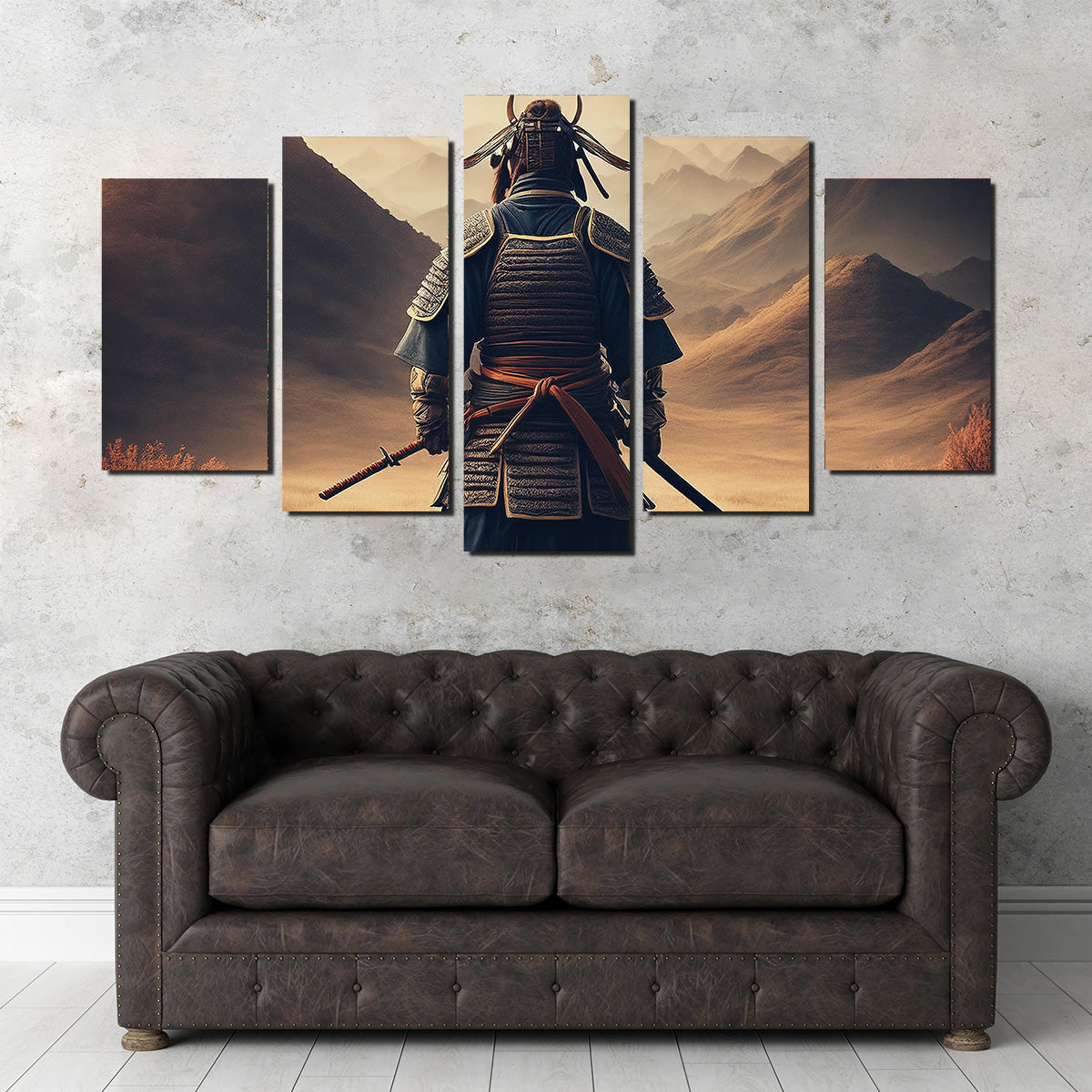 Lone Samurai Warrior Wall Art