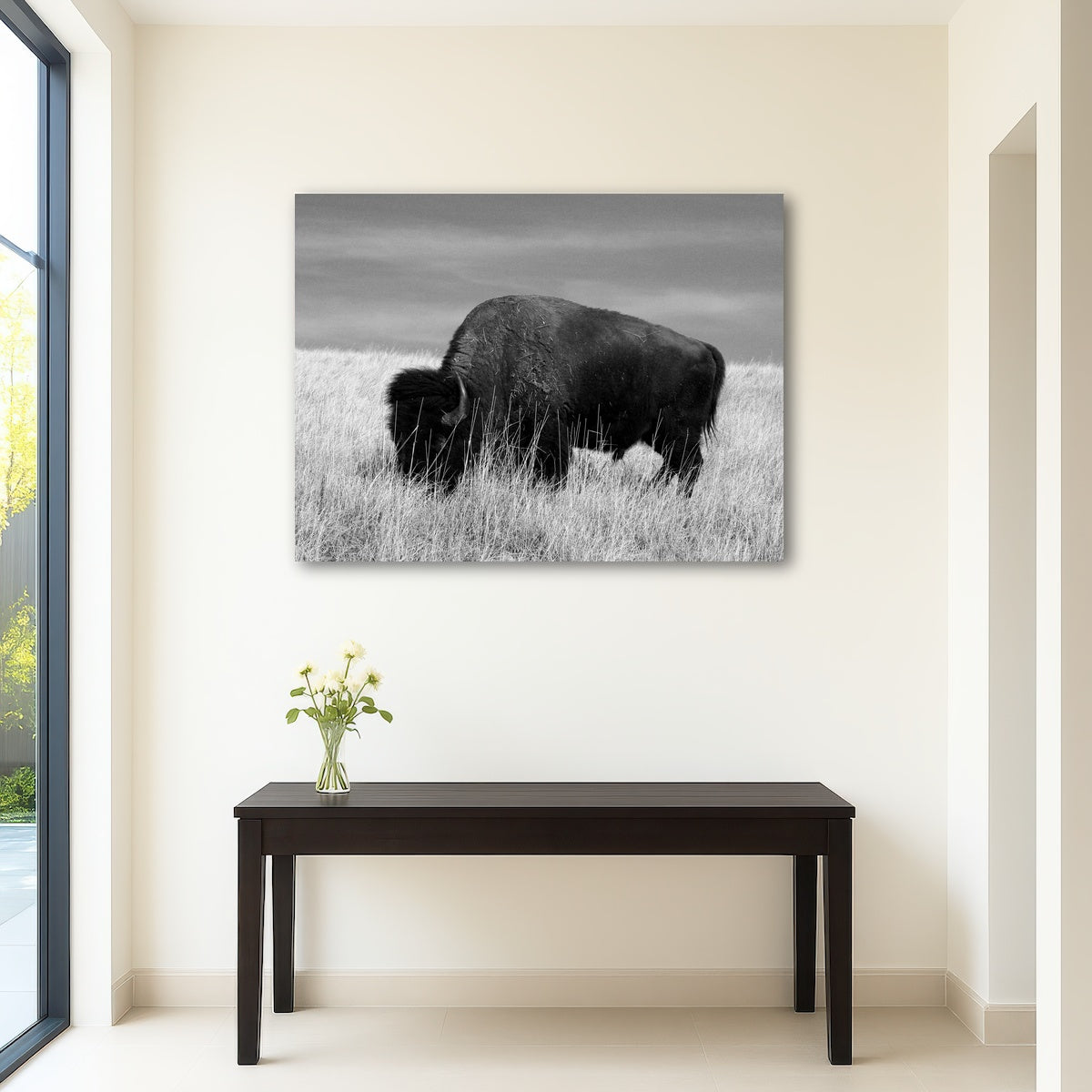 AUTO-MOCKUP ROOM | Lone Buffalo Grayscale