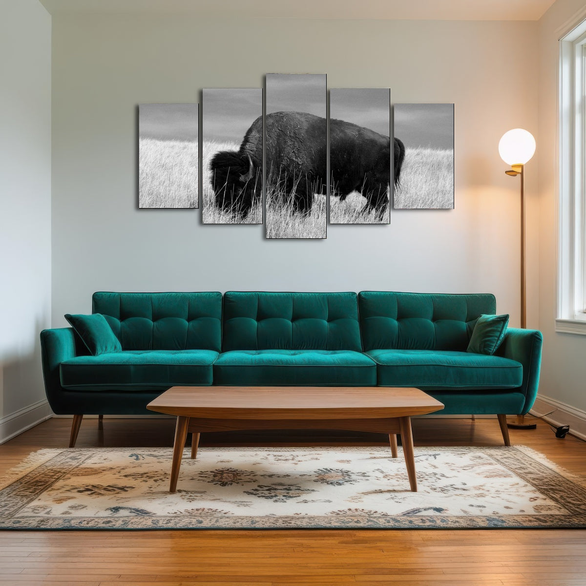 AUTO-MOCKUP ROOM | Lone Buffalo Grayscale