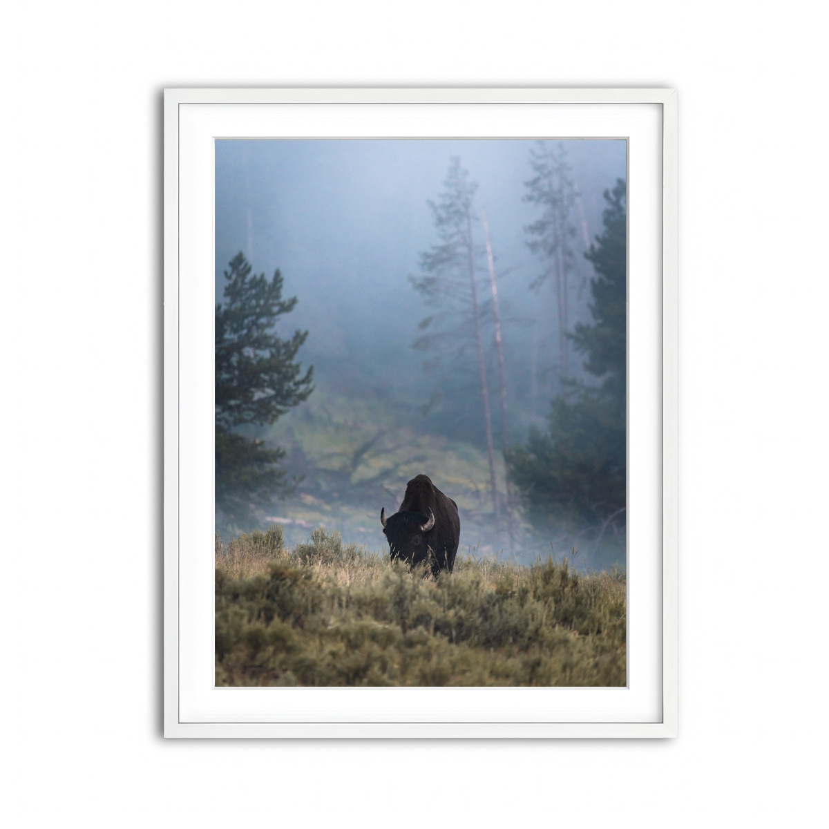 Framed Print 3x4 White
