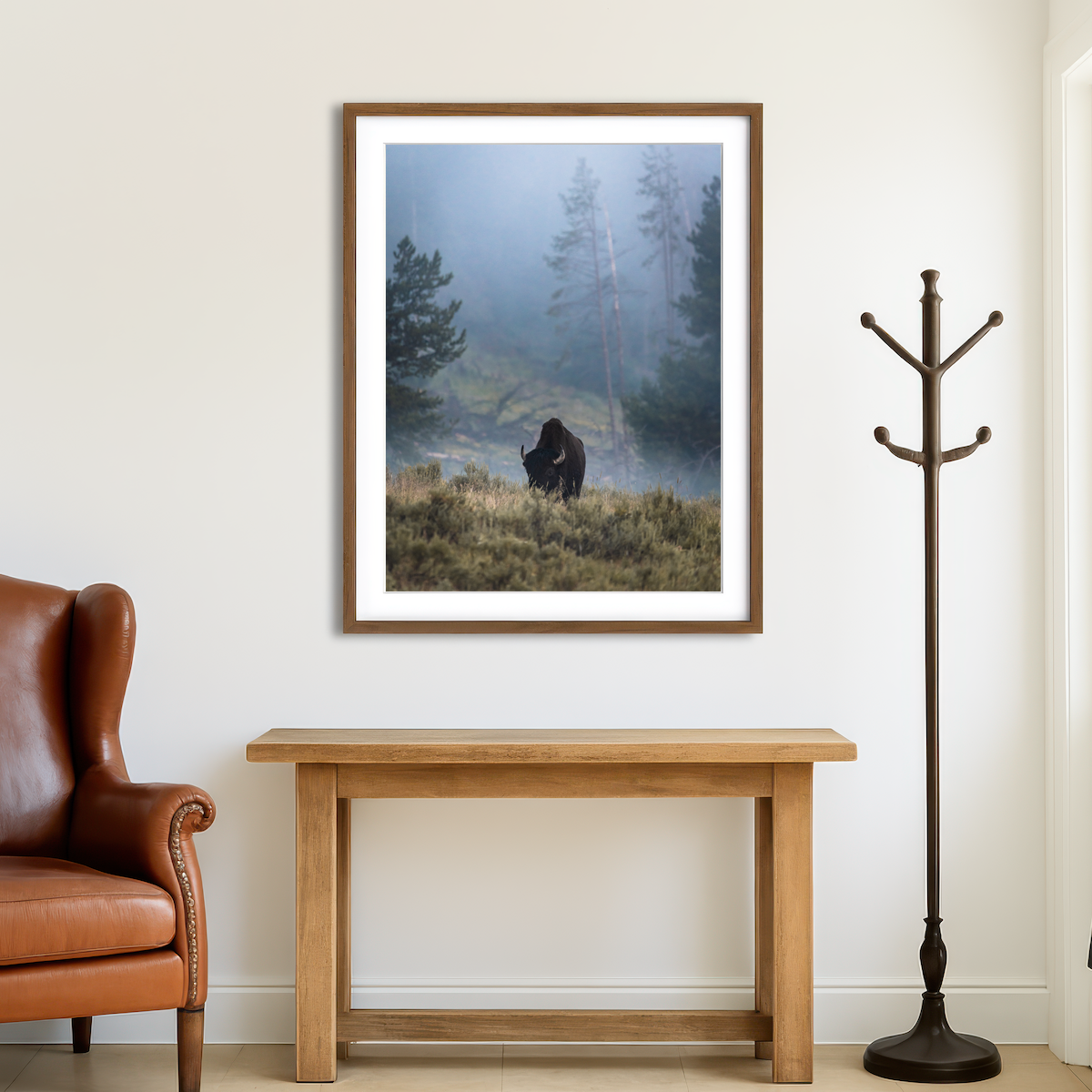 AUTO-MOCKUP ROOM | Lone Buffalo Wall Art