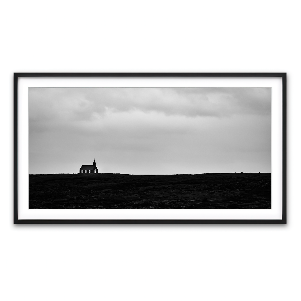 Framed Print 2x1 Black