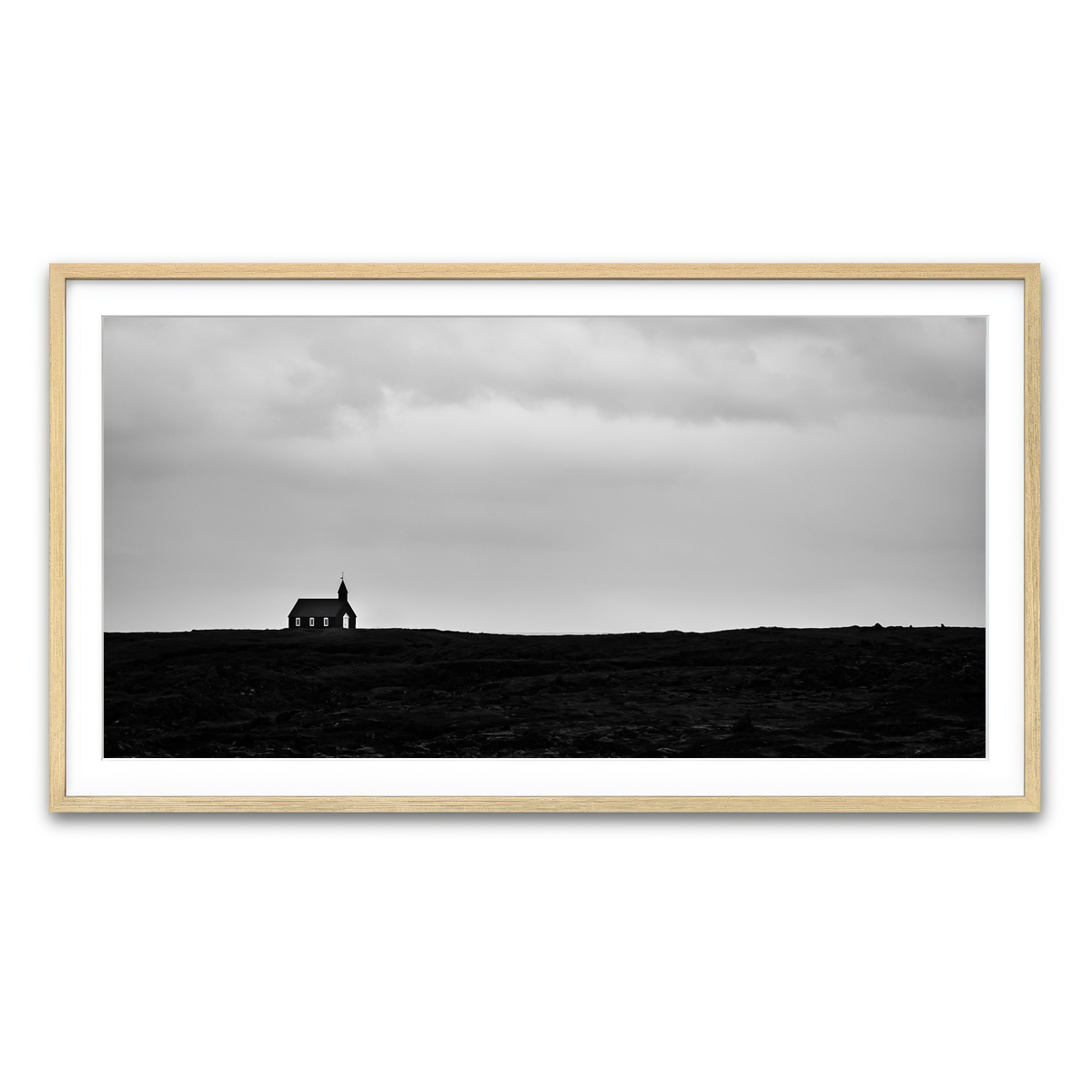 Framed Print 2x1 Natural
