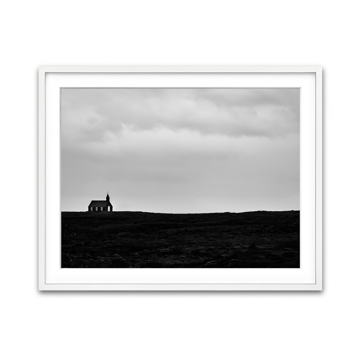 Framed Print 4x3 White