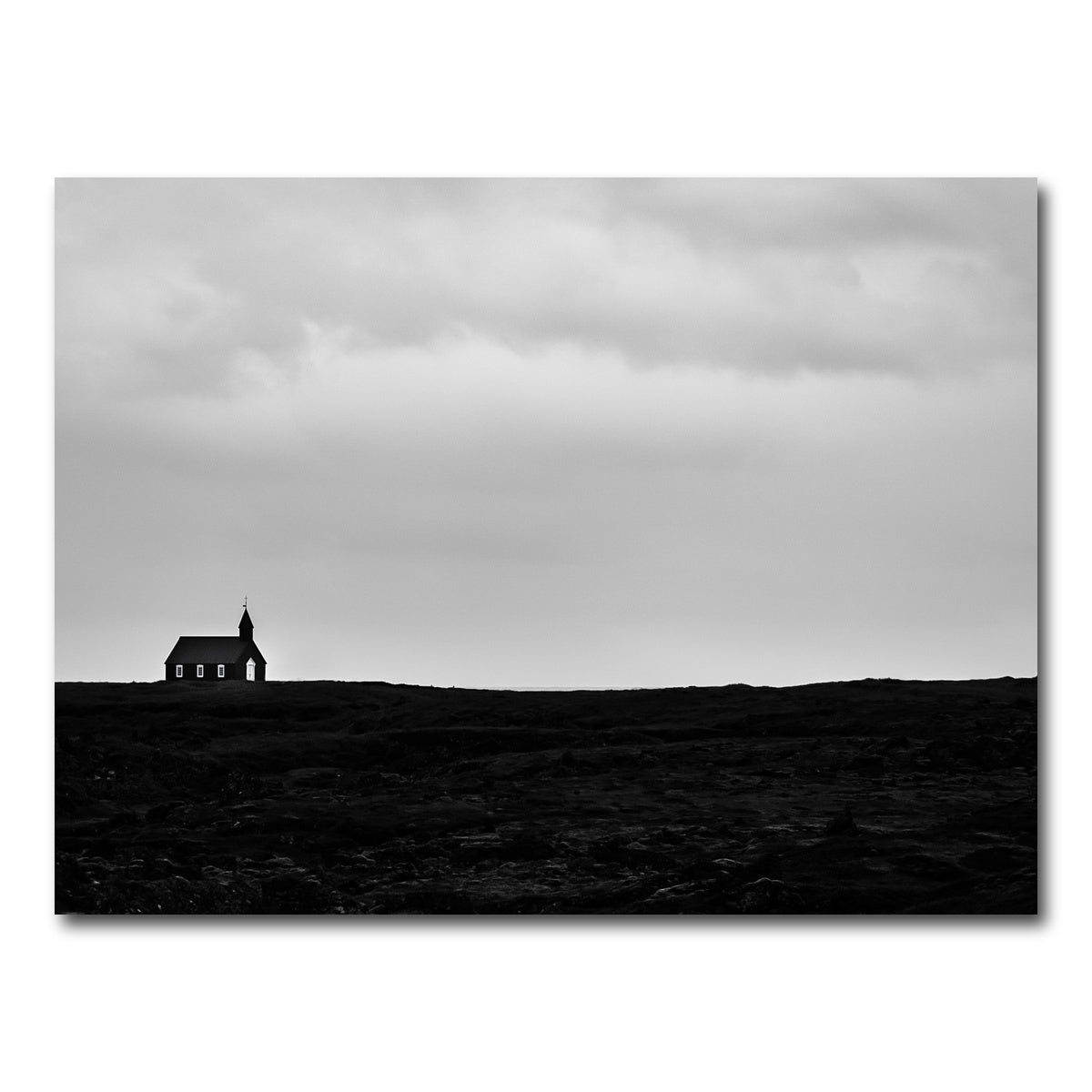 AUTO-MOCKUP WHITE | Lone Church | 1 Piece | Gallery Wrap Canvas | group=4x3