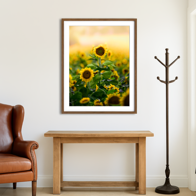 AUTO-MOCKUP ROOM | Lone Flower Wall Art