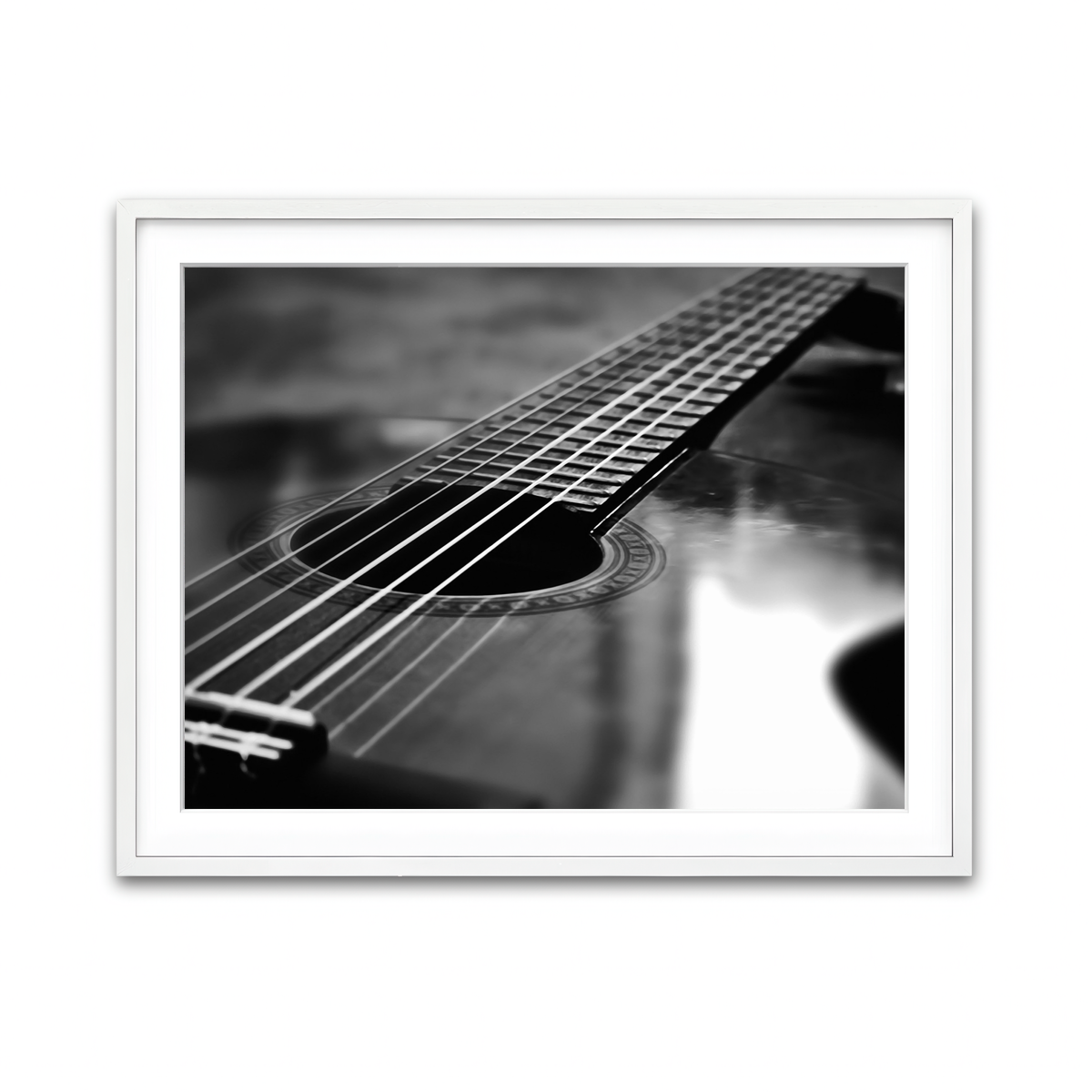 Framed Print 4x3 White