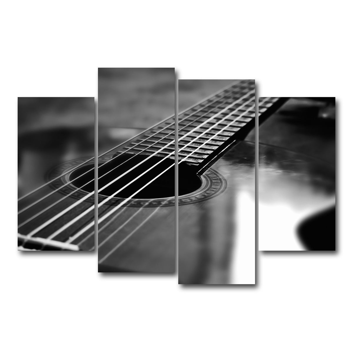 AUTO-MOCKUP WHITE | Lone Guitar | 4 Piece | Gallery Wrap Canvas | group=4_short