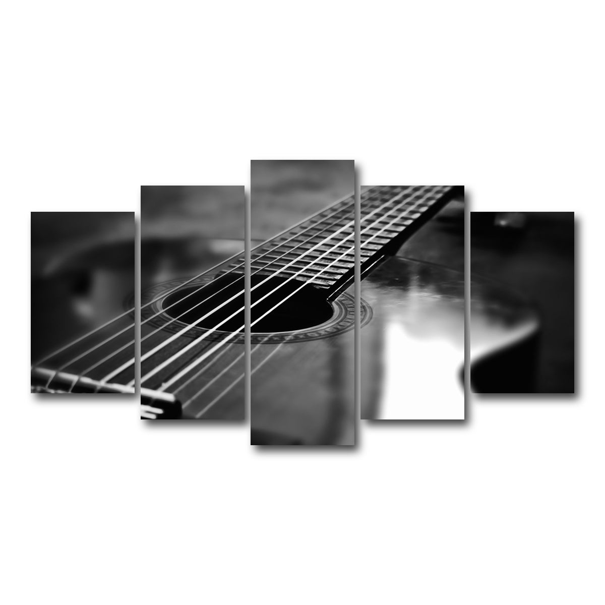 AUTO-MOCKUP WHITE | Lone Guitar | 5 Piece | Gallery Wrap Canvas | group=5_normal