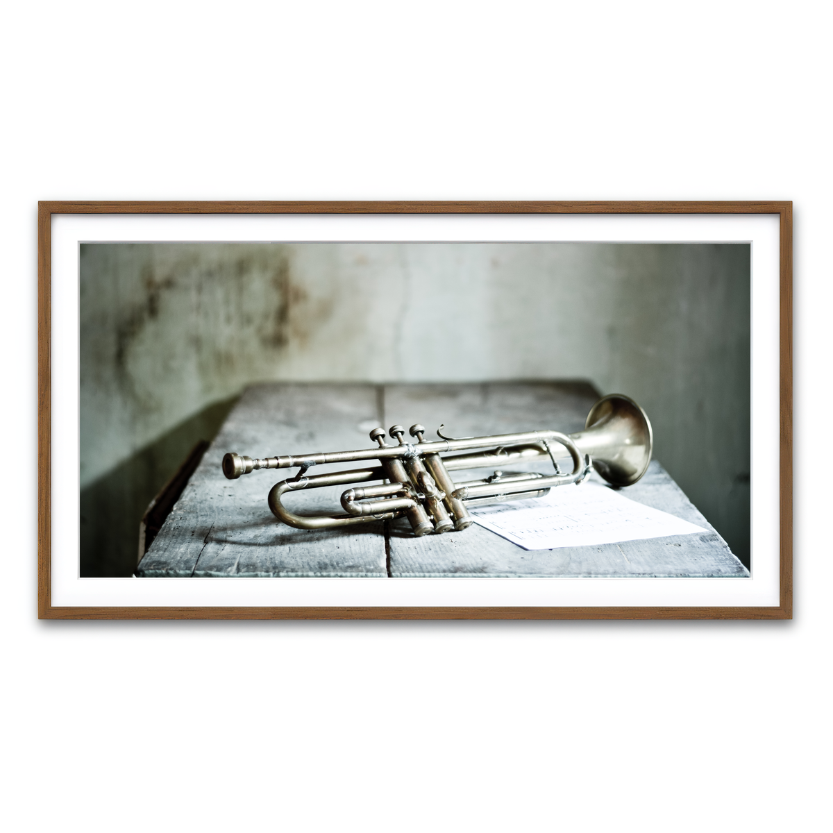 Framed Print 2x1 Walnut