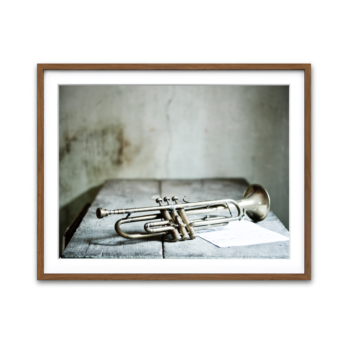 Framed Print 4x3 Walnut