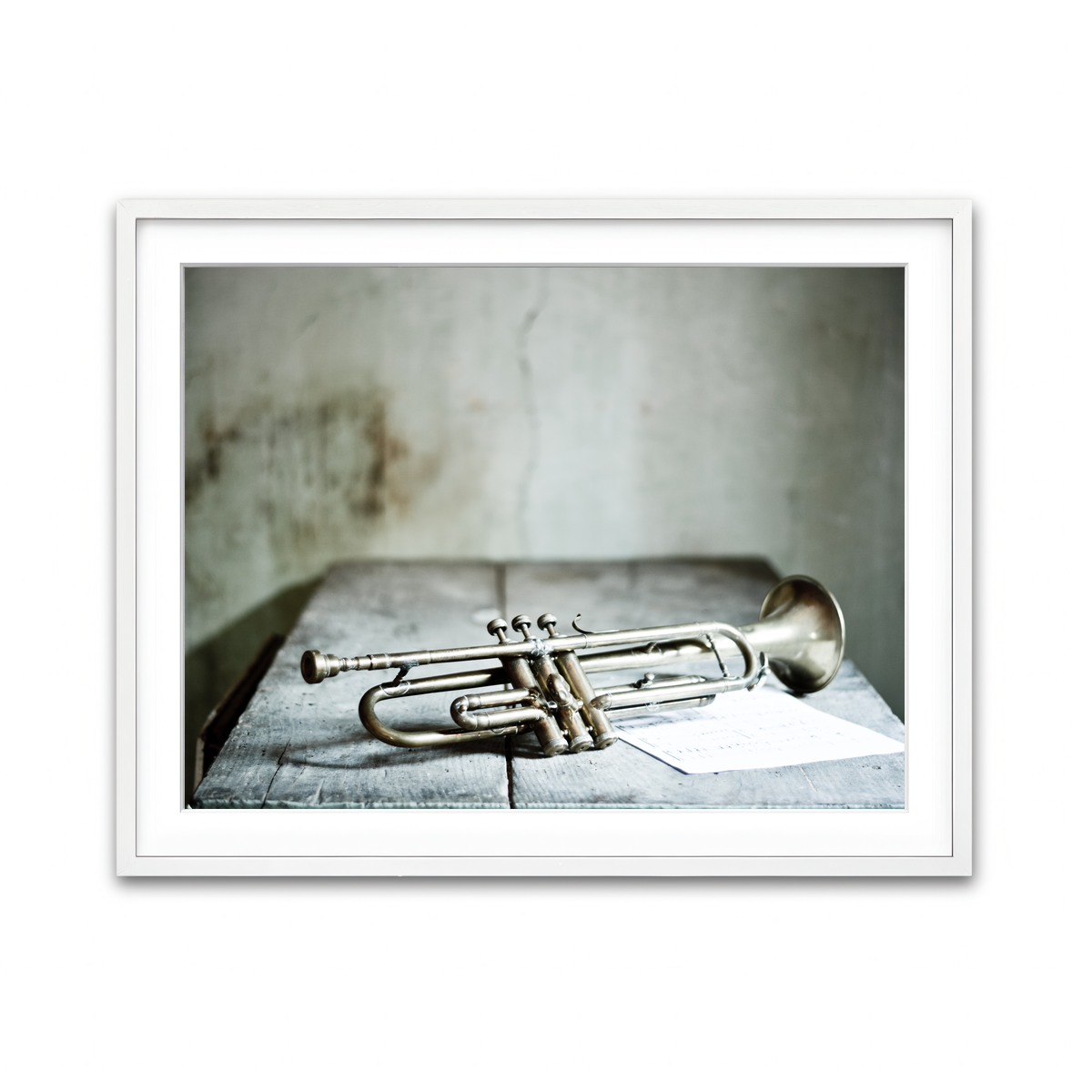 Framed Print 4x3 White
