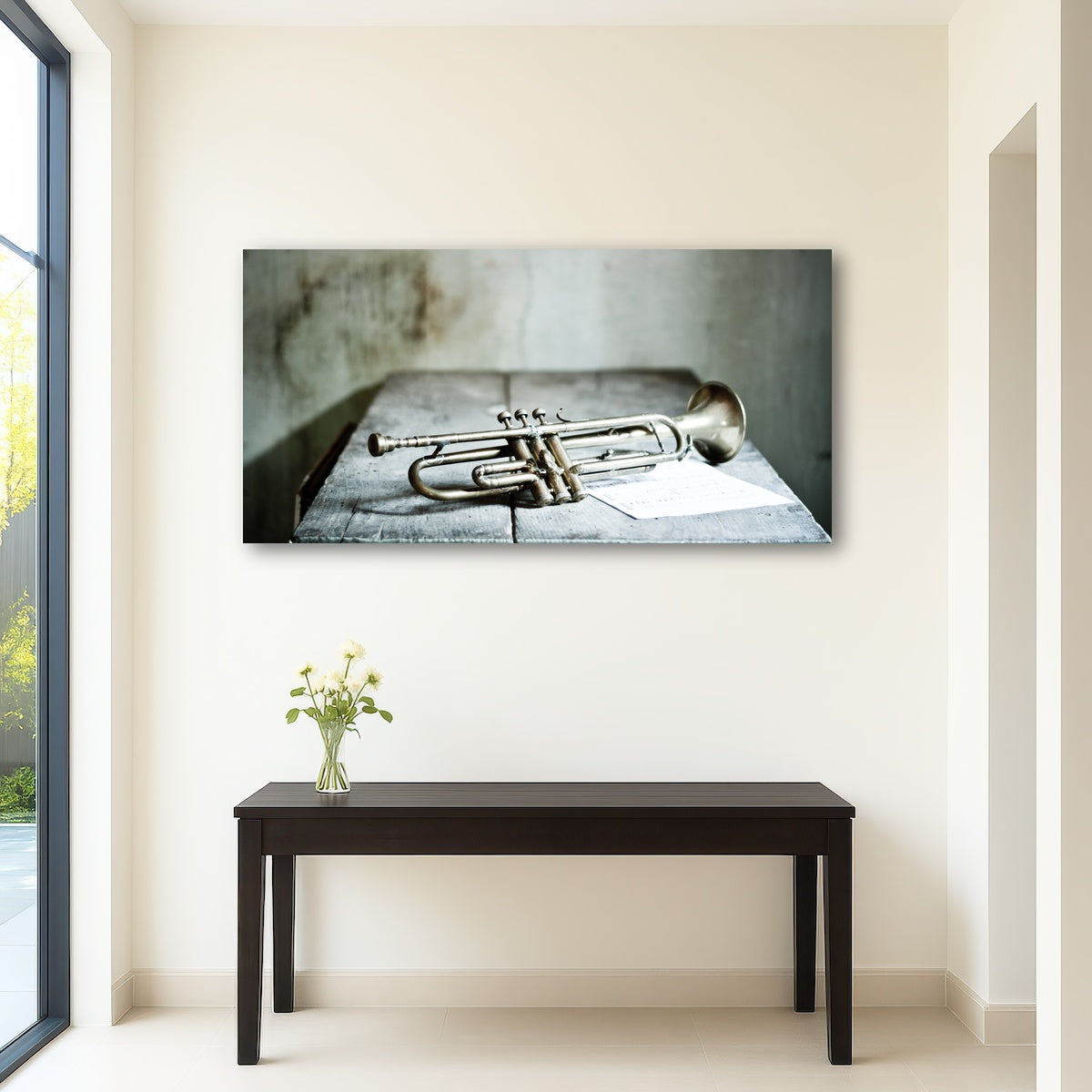 AUTO-MOCKUP ROOM | Lone Jazz Trumpet