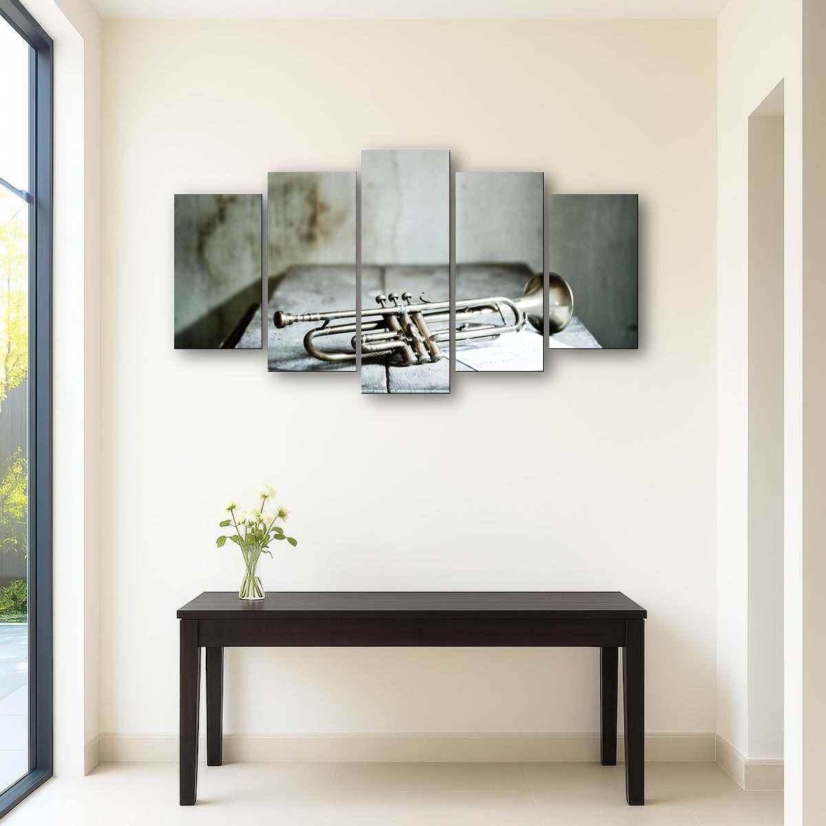 AUTO-MOCKUP ROOM | Lone Jazz Trumpet