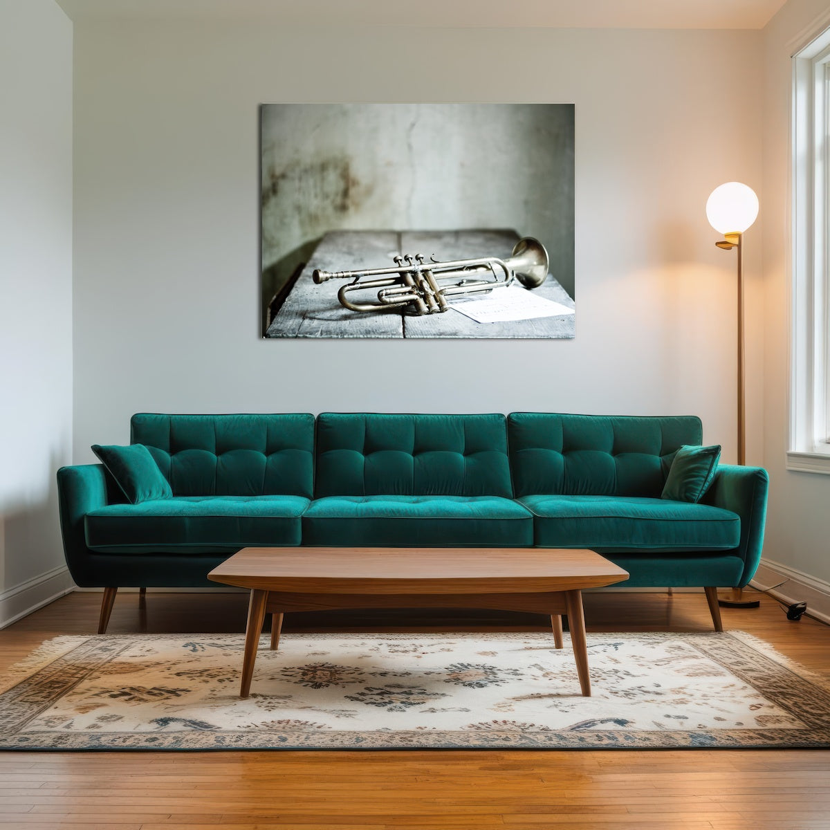 AUTO-MOCKUP ROOM | Lone Jazz Trumpet