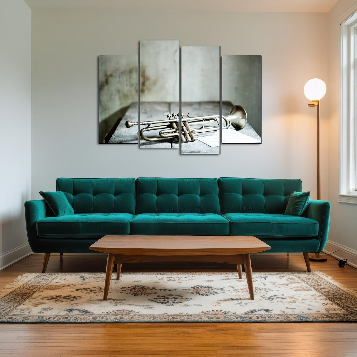 AUTO-MOCKUP ROOM | Lone Jazz Trumpet