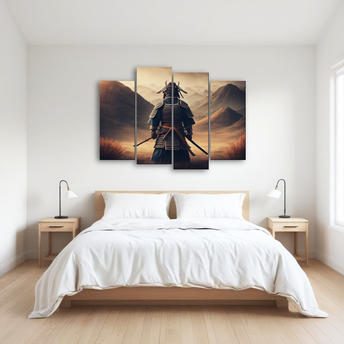 AUTO-MOCKUP ROOM | Lone Samurai Warrior