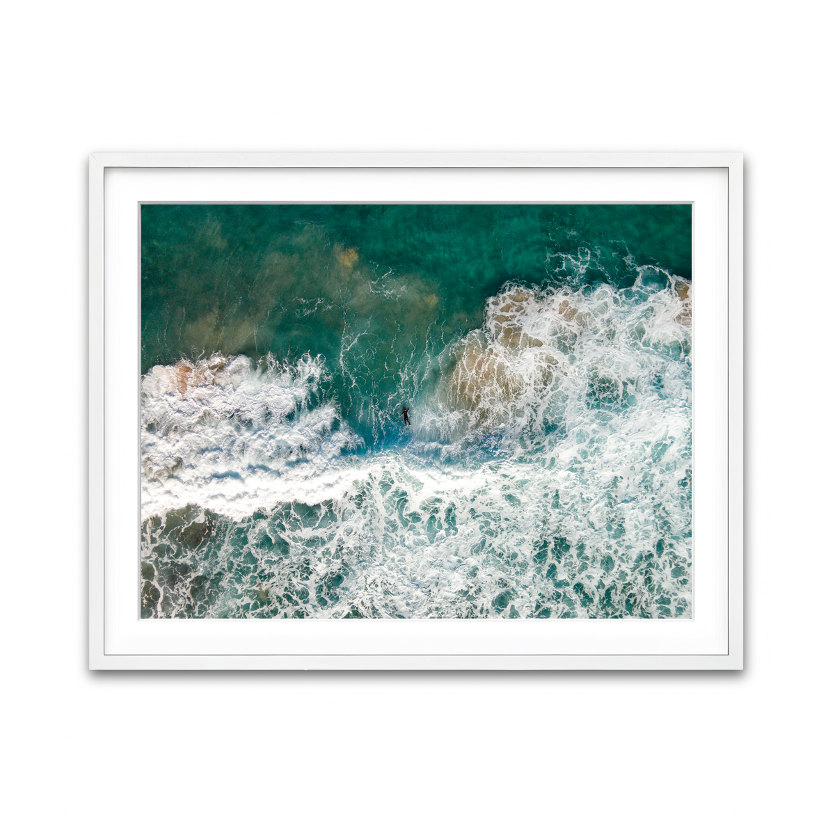 Framed Print 4x3 White