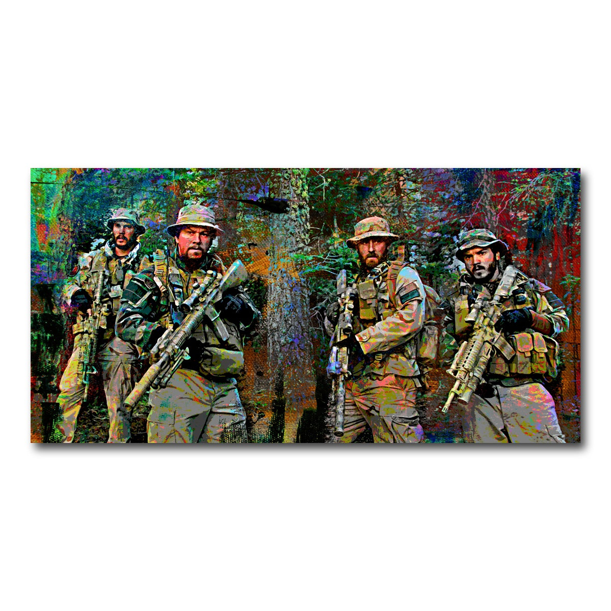 AUTO-MOCKUP WHITE | Lone Survivor Crew | 1 Piece | Gallery Wrap Canvas | group=2x1