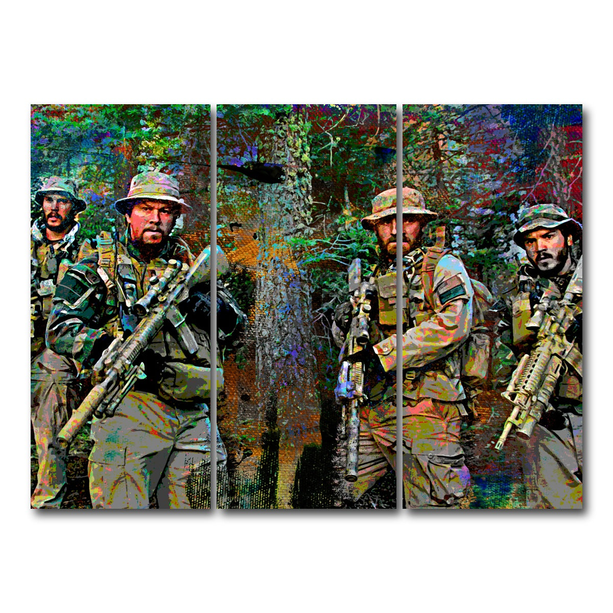 AUTO-MOCKUP WHITE | Lone Survivor Crew | 3 Piece | Gallery Wrap Canvas | group=8x18