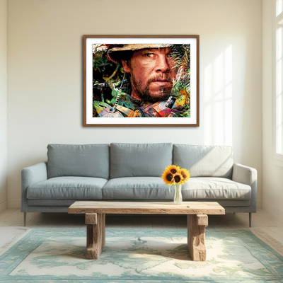 AUTO-MOCKUP ROOM | Lone Survivor Wall Art