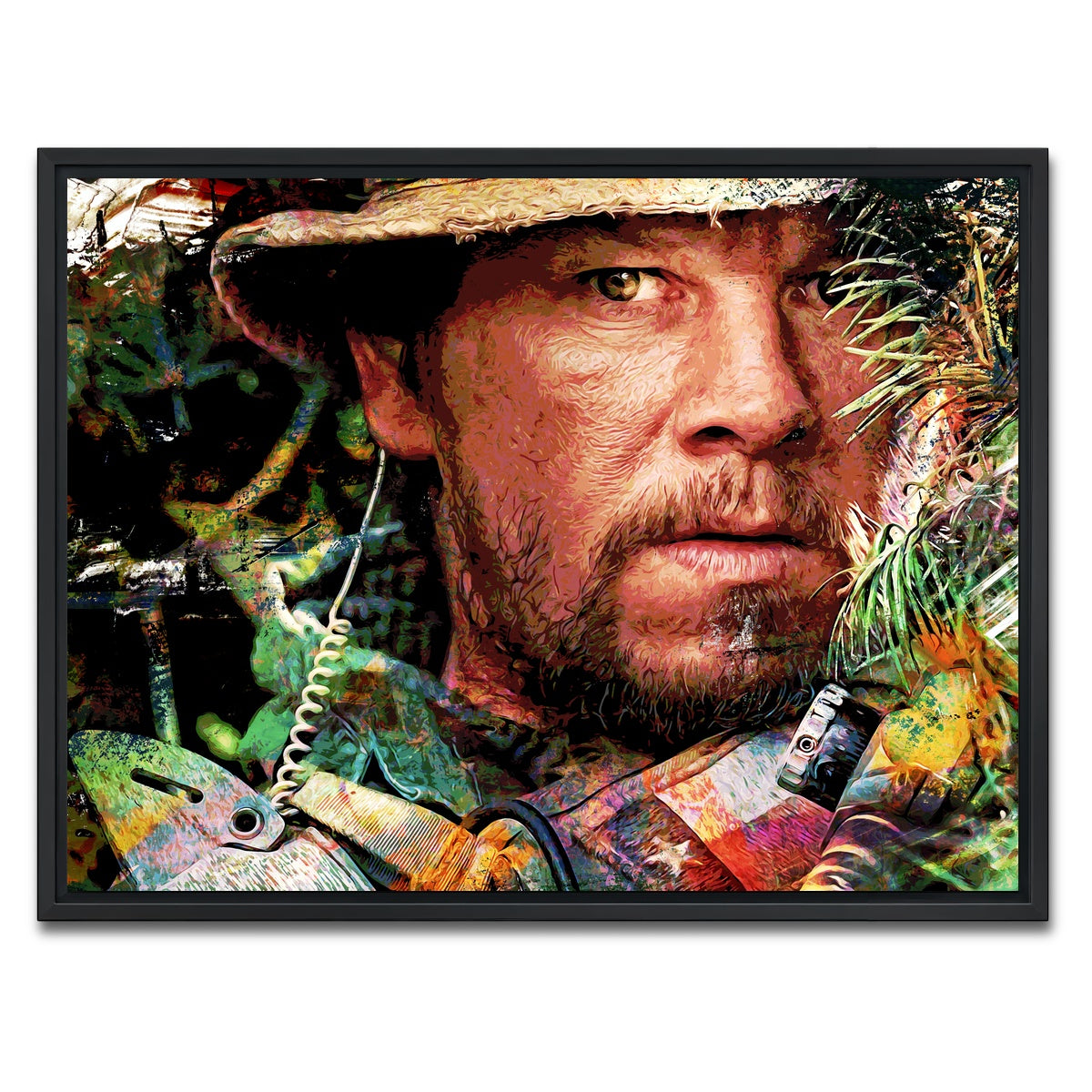 AUTO-MOCKUP WHITE | Lone Survivor | 1 Piece | Black Framed Canvas | group=4x3