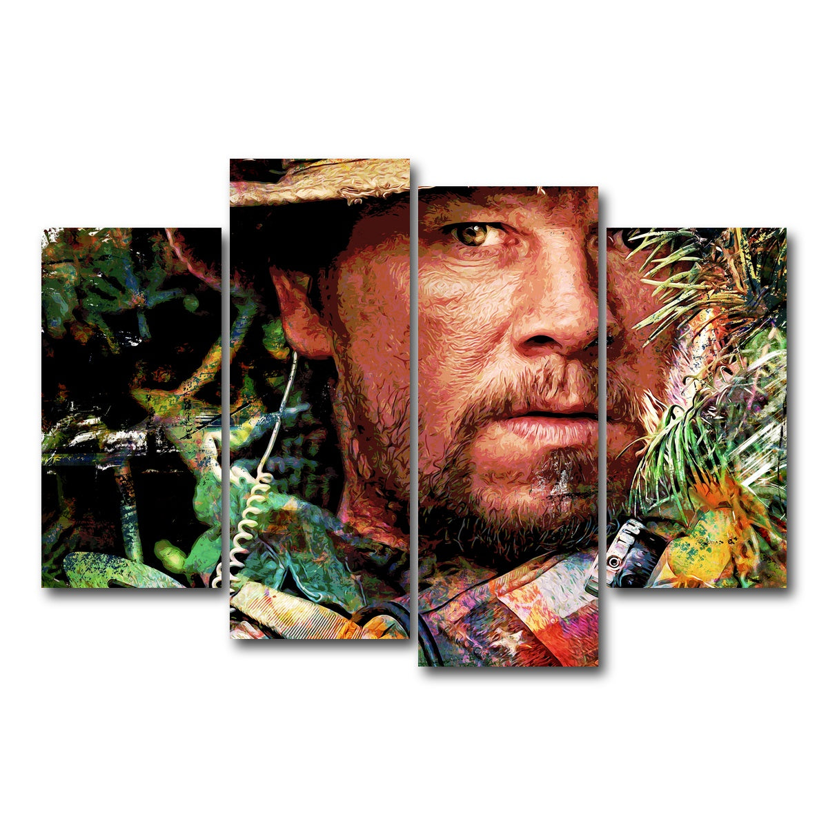 AUTO-MOCKUP WHITE | Lone Survivor | 4 Piece | Gallery Wrap Canvas | group=4_short