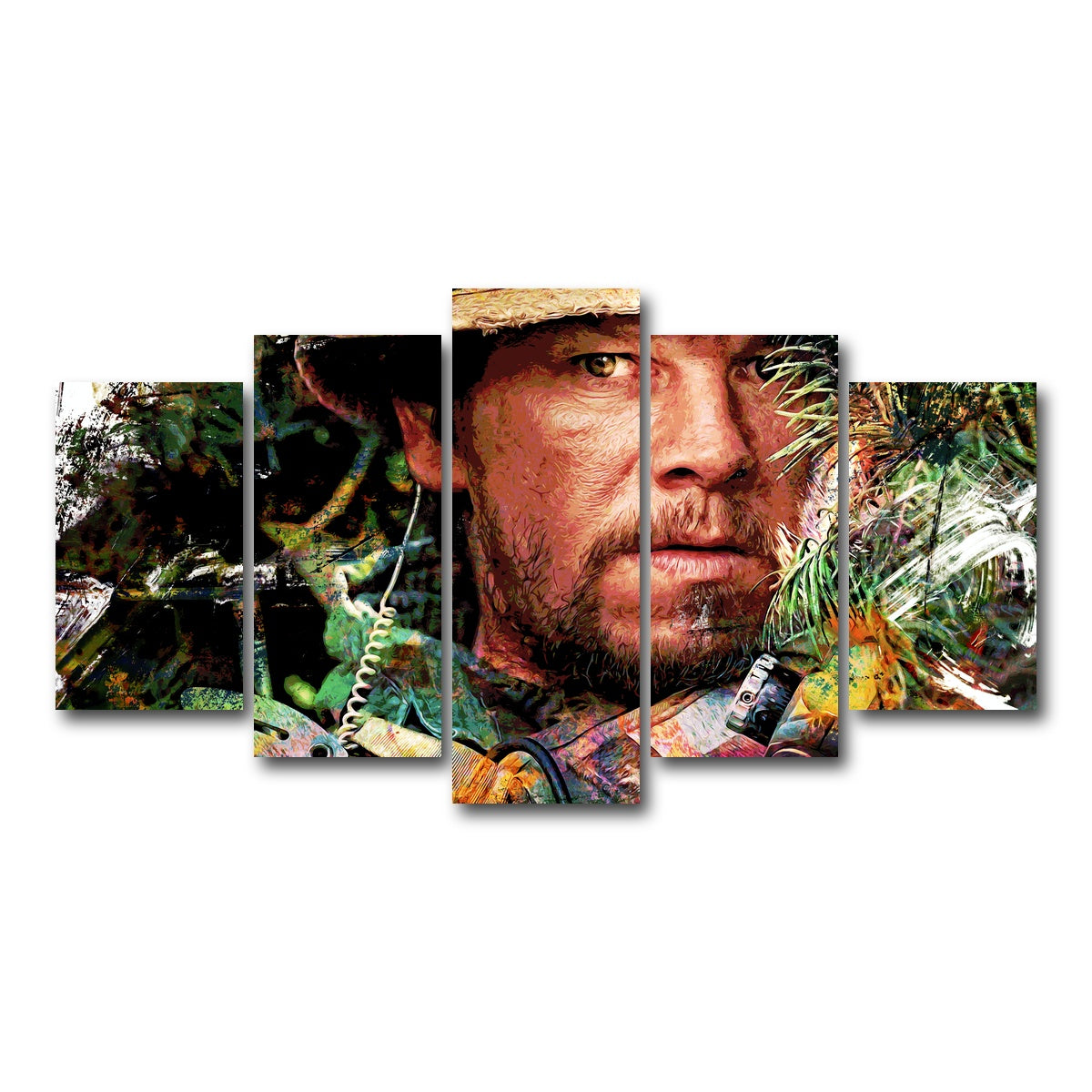 AUTO-MOCKUP WHITE | Lone Survivor | 5 Piece | Gallery Wrap Canvas | group=5_normal