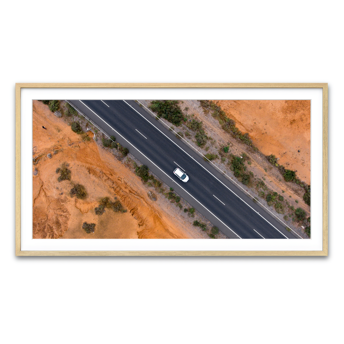 Framed Print 2x1 Natural