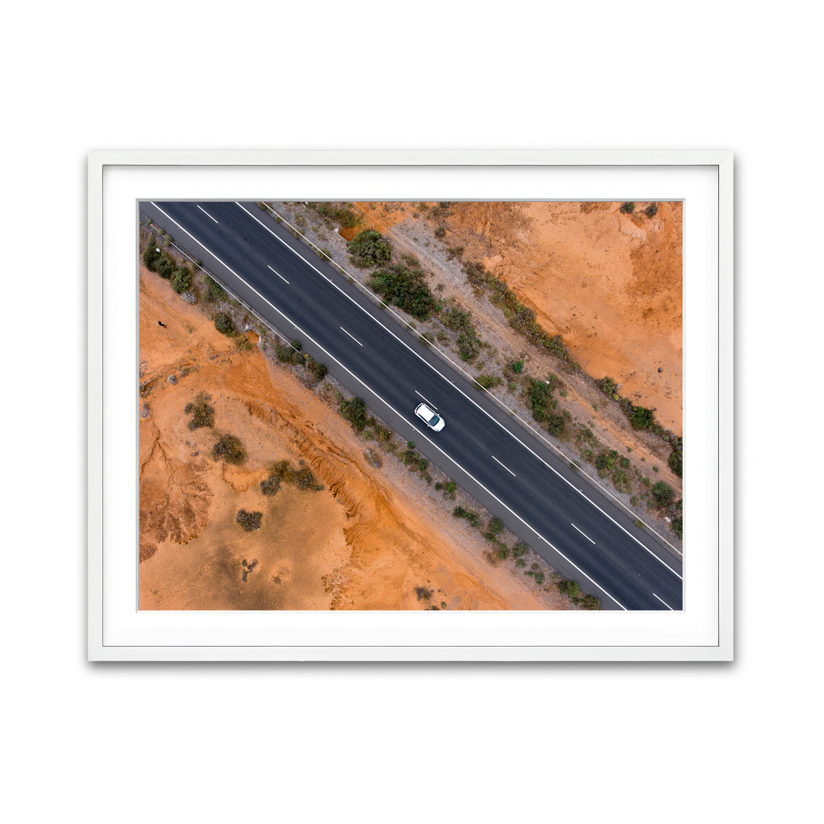 Framed Print 4x3 White