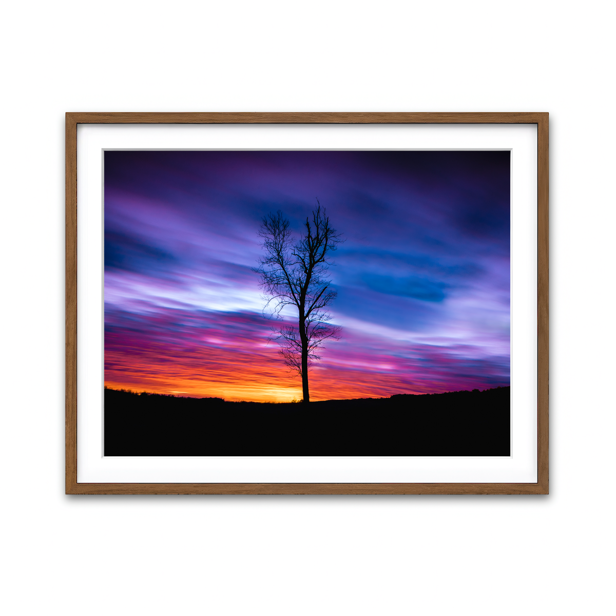 Framed Print 4x3 Walnut