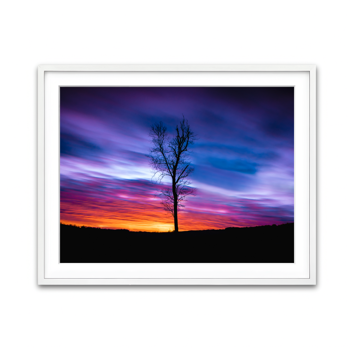 Framed Print 4x3 White