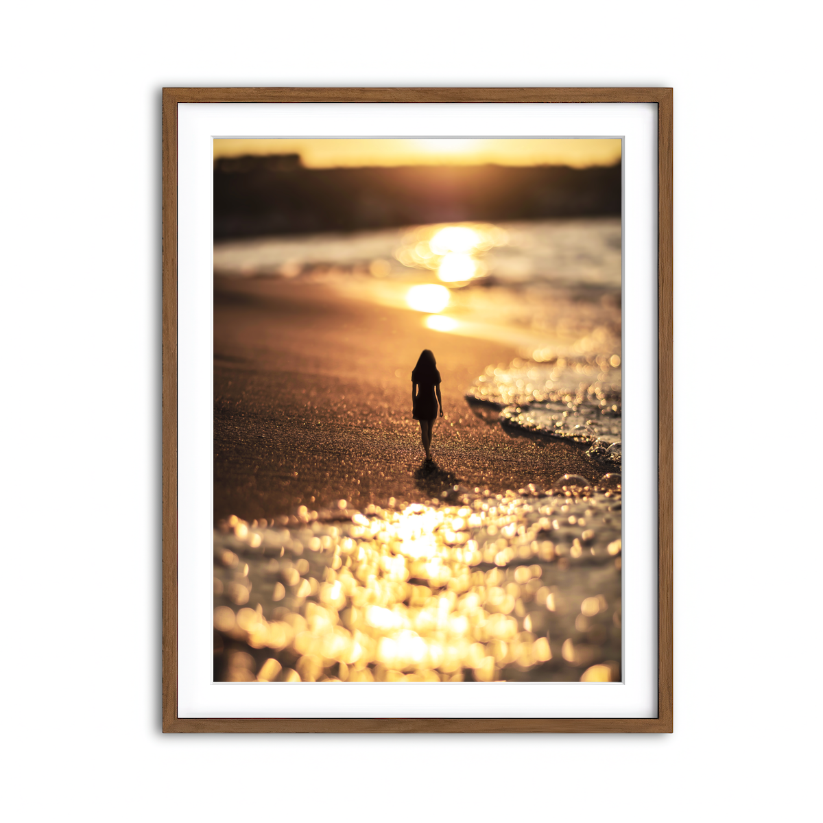 Framed Print 3x4 Walnut