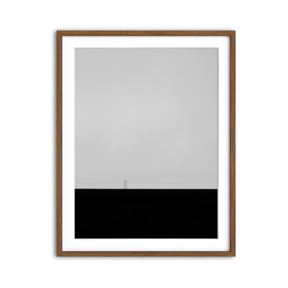 Framed Print 3x4 Walnut