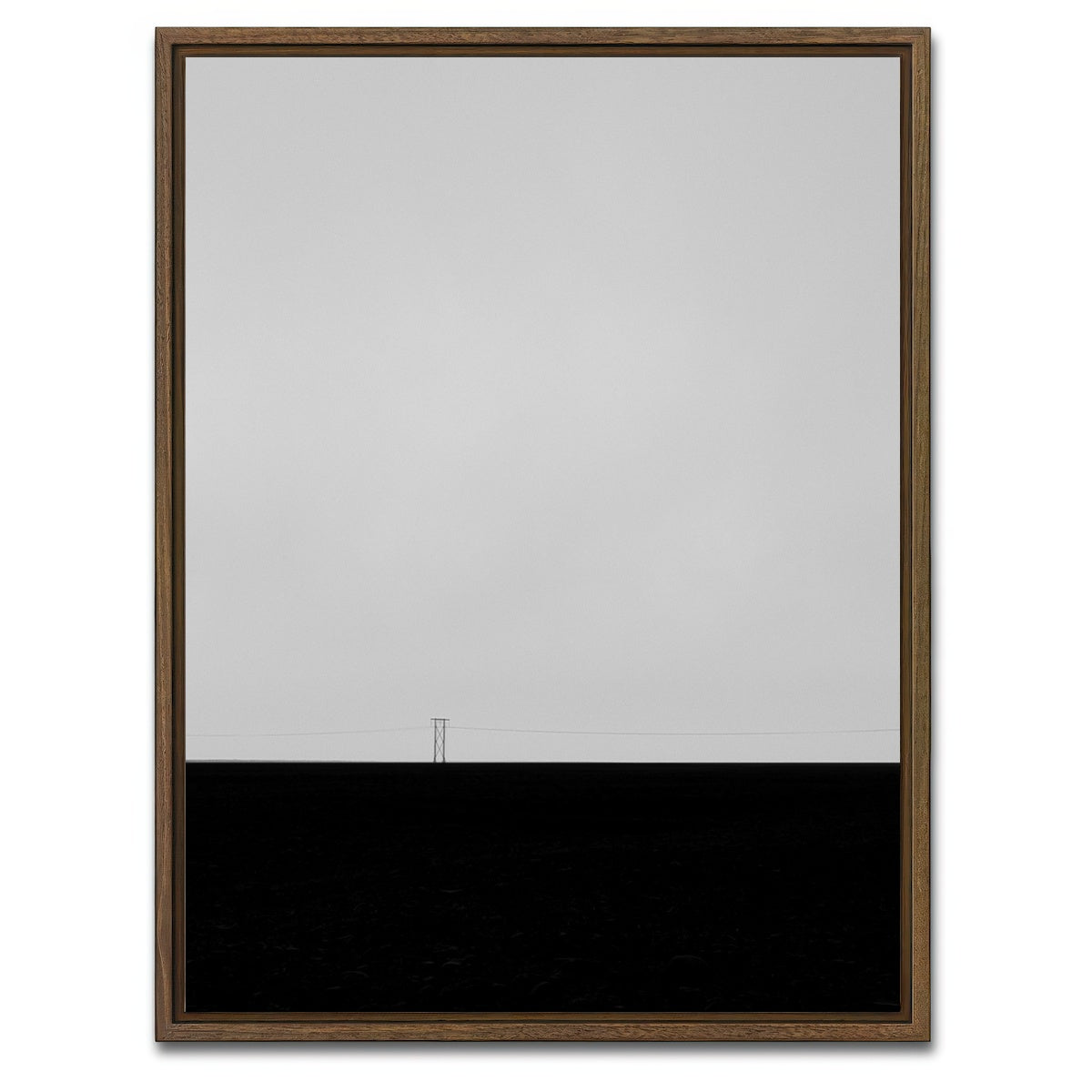 AUTO-MOCKUP WHITE | Lonely in Power | 1 Piece | Walnut Framed Canvas | group=3x4