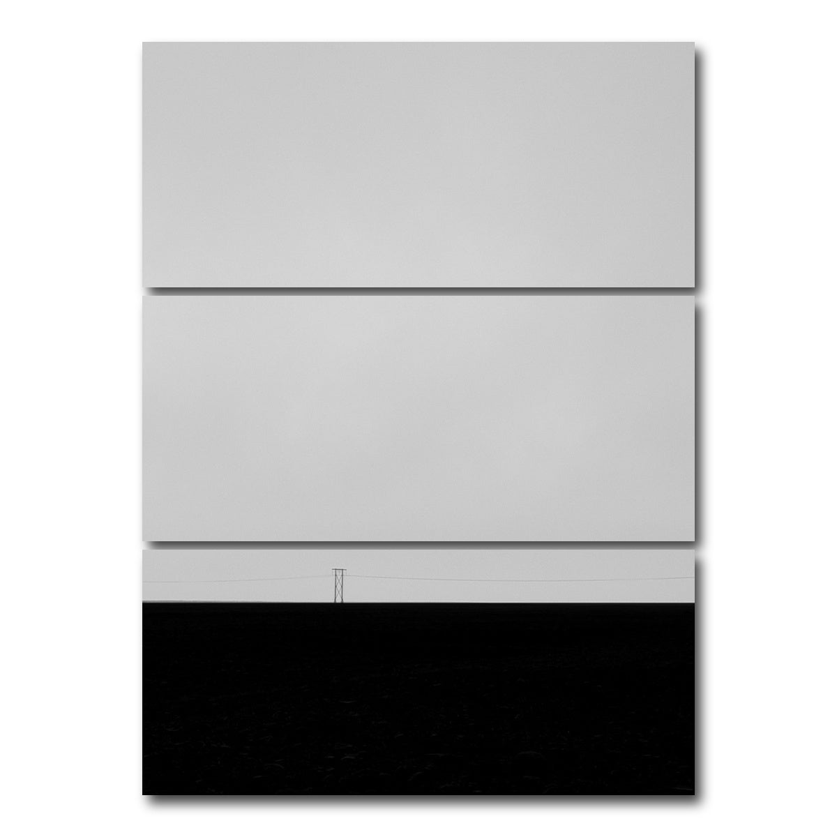 AUTO-MOCKUP WHITE | Lonely in Power | 3 Piece | Gallery Wrap Canvas | group=8x18_stacked