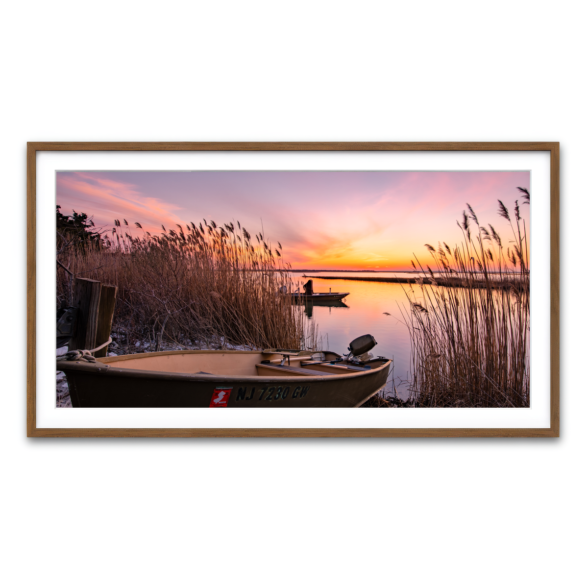 Framed Print 2x1 Walnut