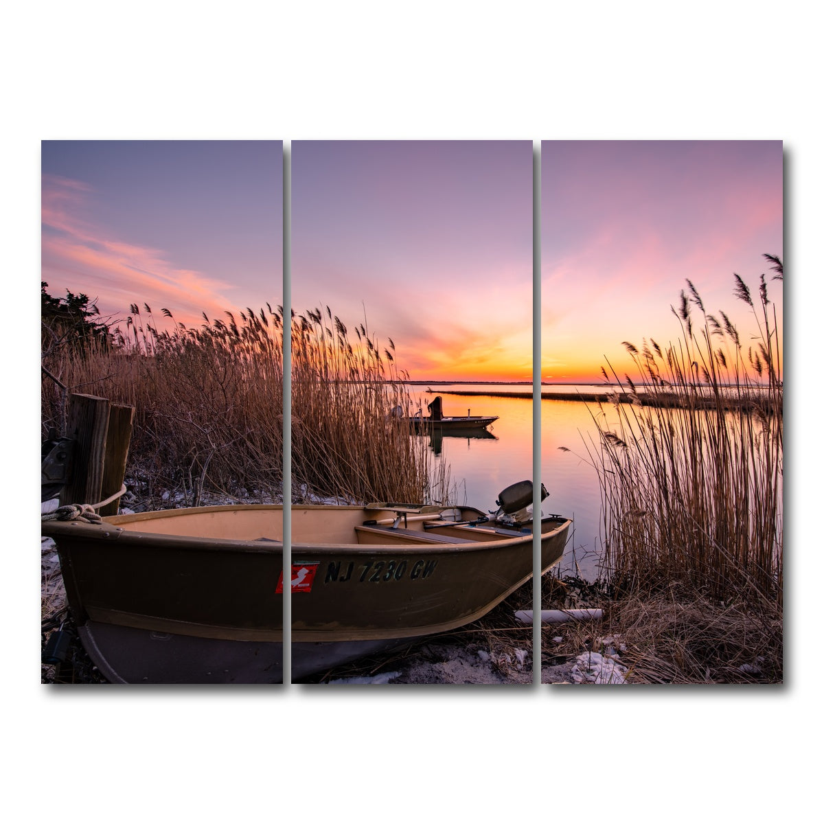 AUTO-MOCKUP WHITE | Long Winter | 3 Piece | Gallery Wrap Canvas | group=8x18