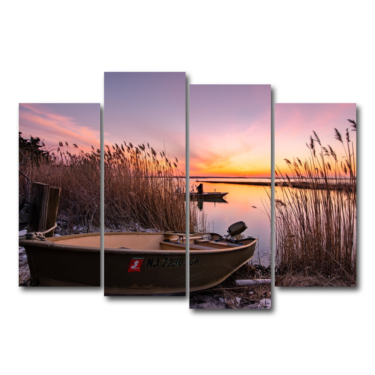 AUTO-MOCKUP WHITE | Long Winter | 4 Piece | Gallery Wrap Canvas | group=4_normal