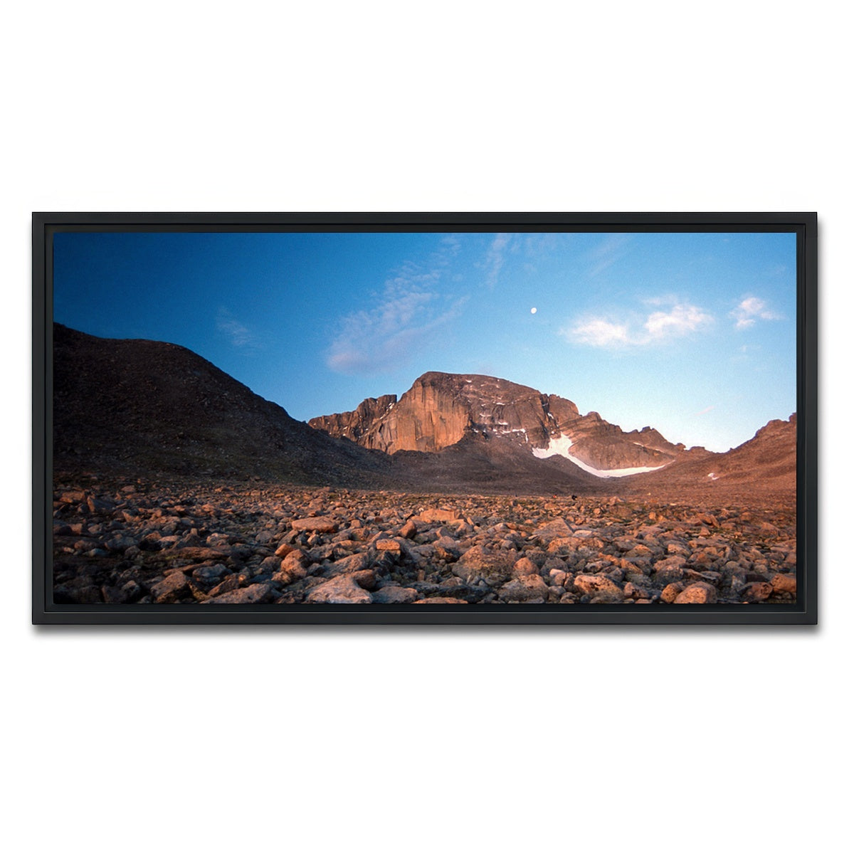 AUTO-MOCKUP WHITE | Longs Peak Boulder Field | 1 Piece | Black Framed Canvas | group=2x1