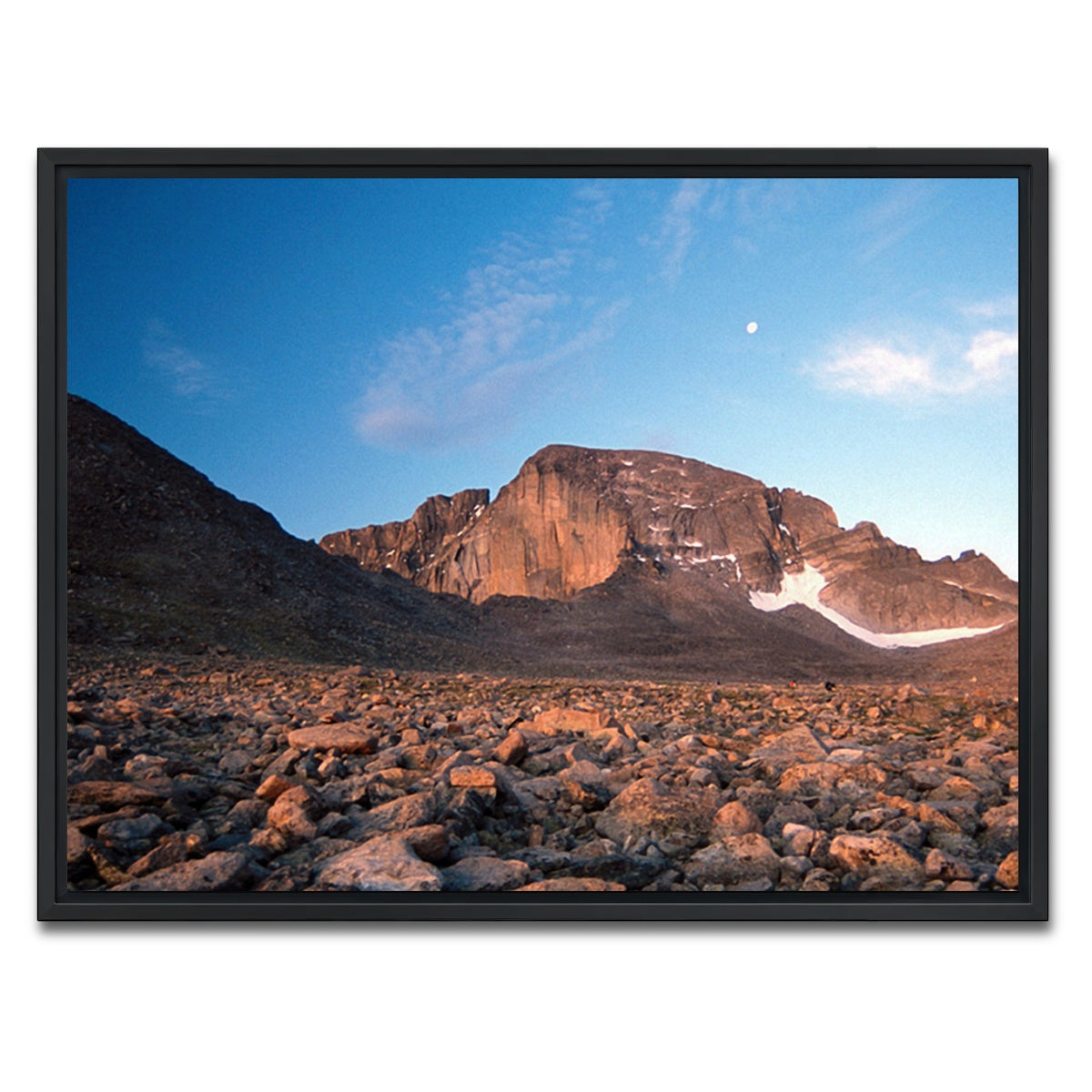 AUTO-MOCKUP WHITE | Longs Peak Boulder Field | 1 Piece | Black Framed Canvas | group=4x3
