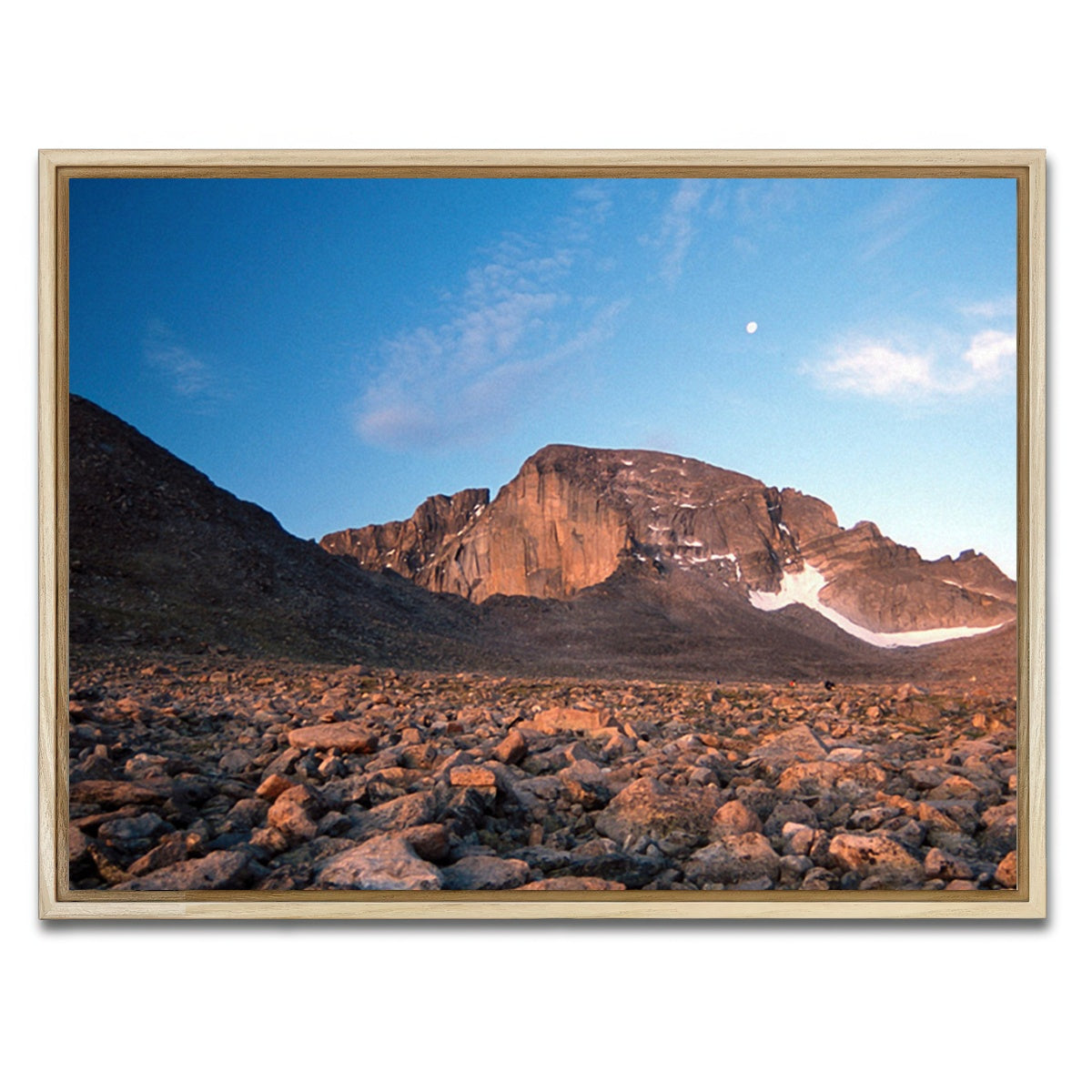 AUTO-MOCKUP WHITE | Longs Peak Boulder Field | 1 Piece | Natural Framed Canvas | group=4x3
