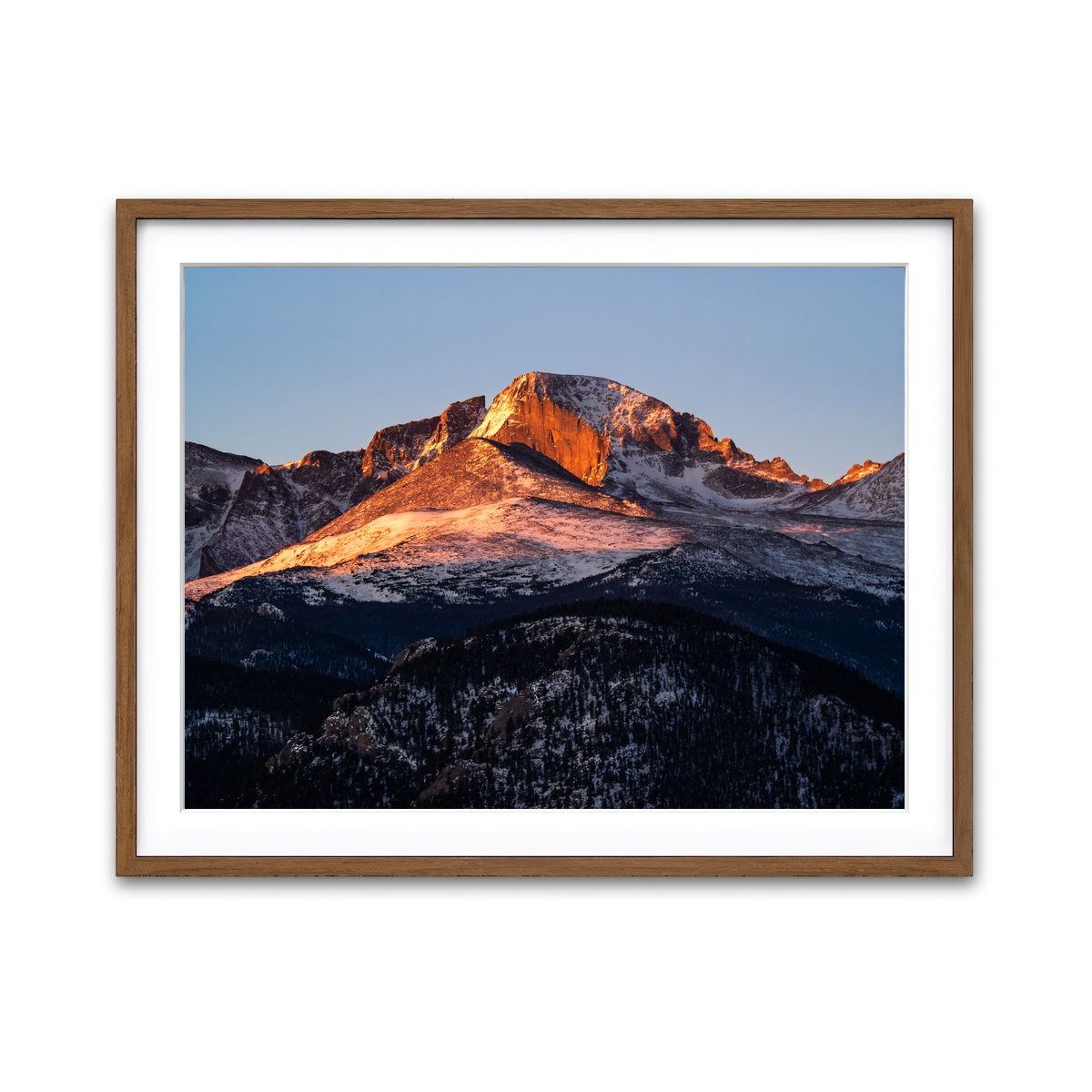 Framed Print 4x3 Walnut