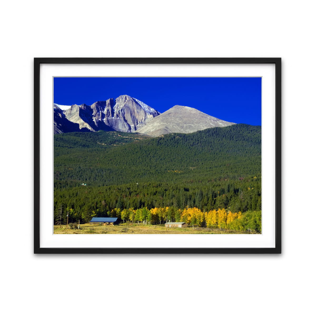 Framed Print 4x3 Black