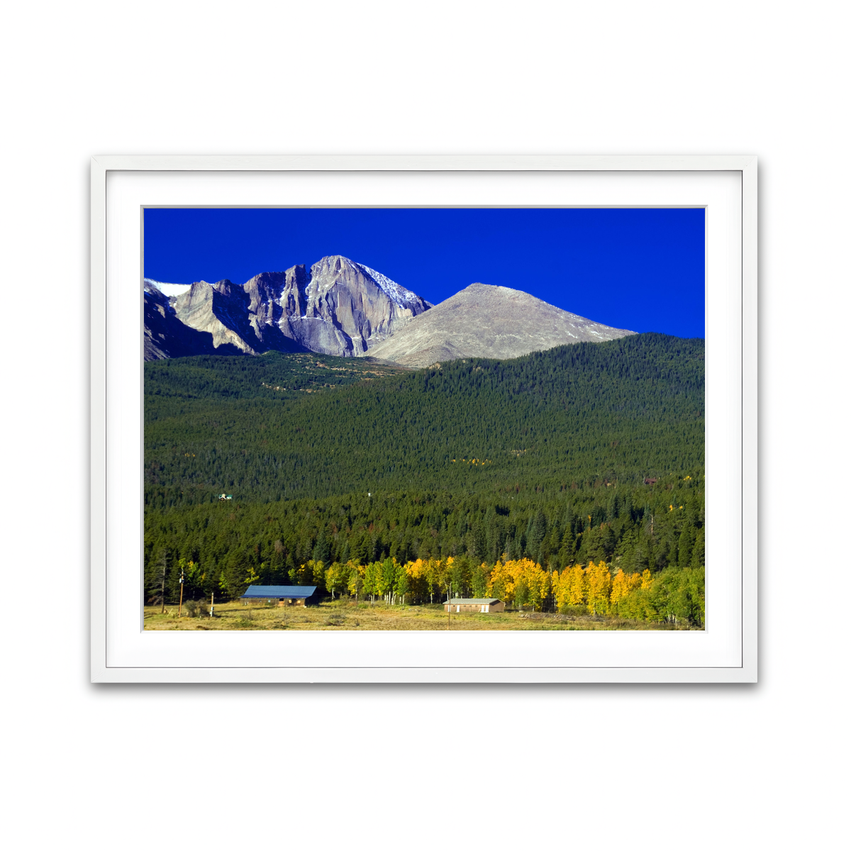 Framed Print 4x3 White