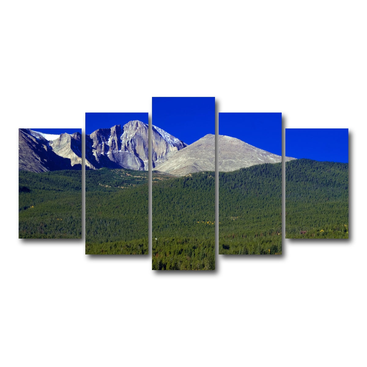 AUTO-MOCKUP WHITE | Longs Peak in Autumn | 5 Piece | Gallery Wrap Canvas | group=5_normal