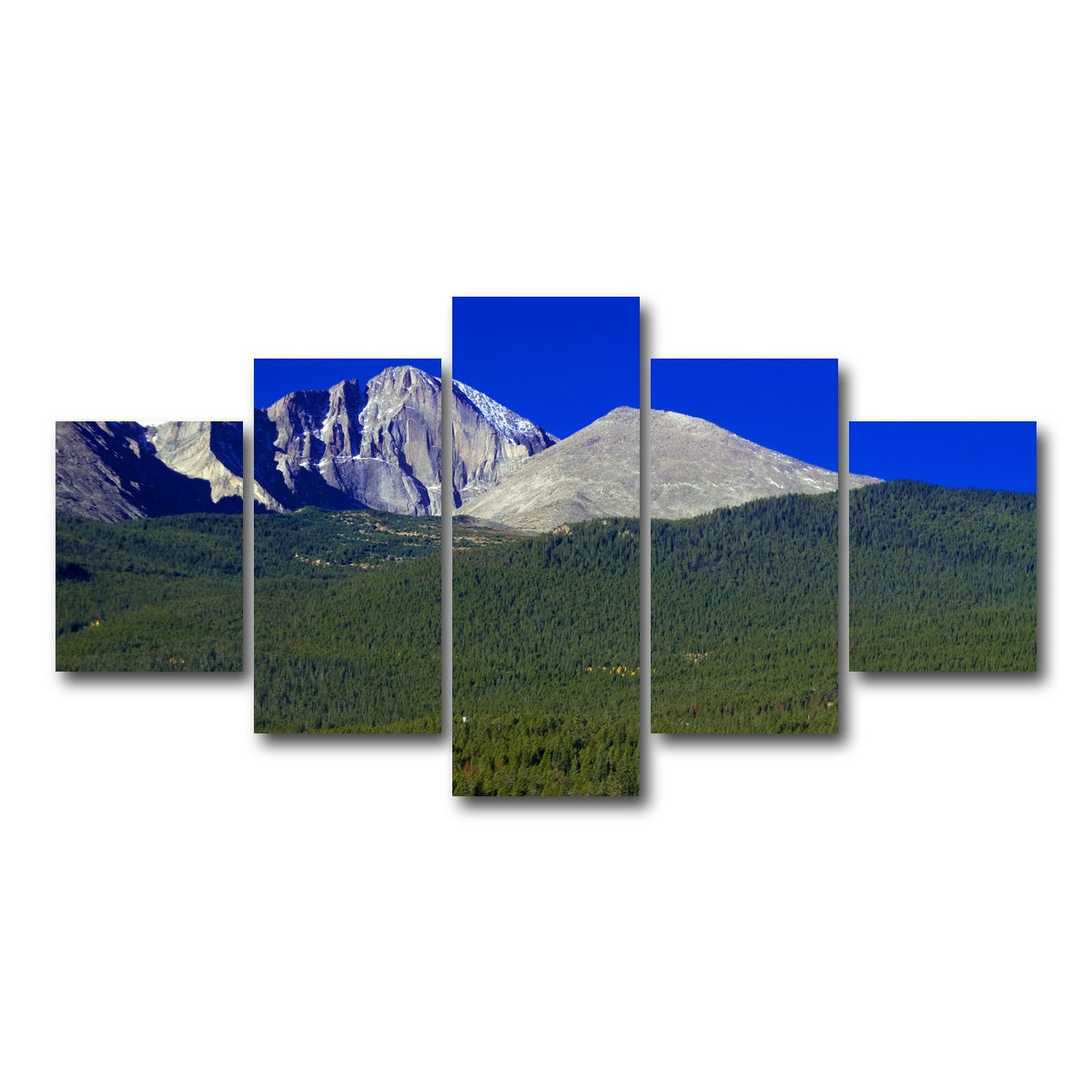 AUTO-MOCKUP WHITE | Longs Peak in Autumn | 5 Piece | Gallery Wrap Canvas | group=5_short