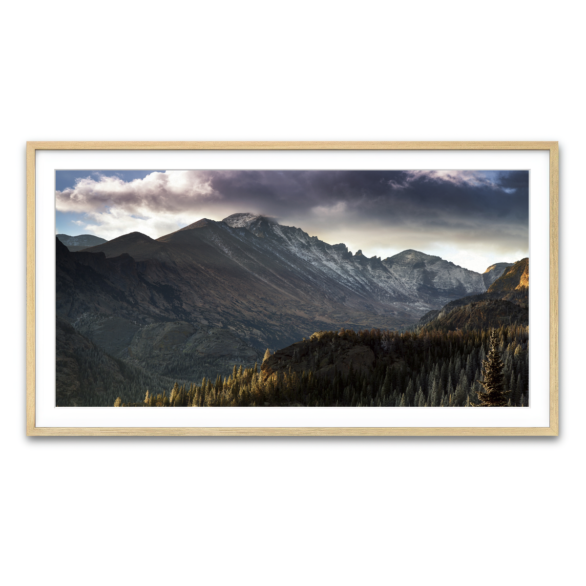 Framed Print 2x1 Natural